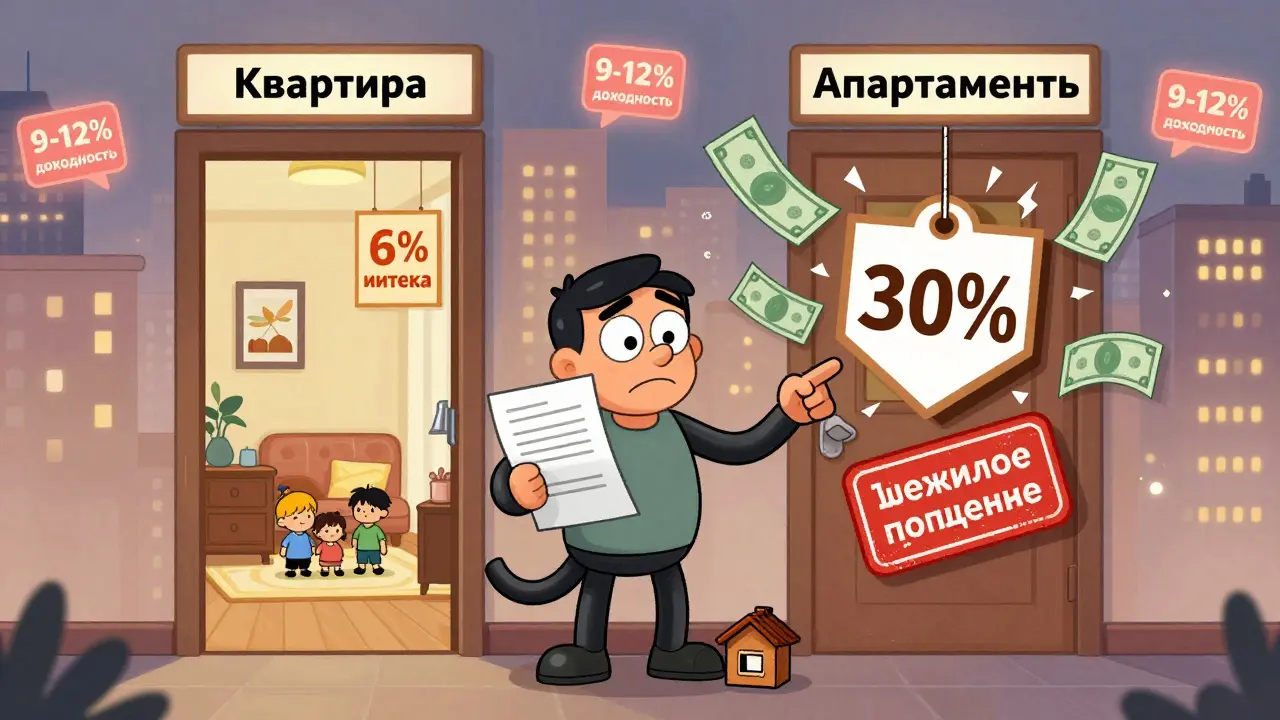 Как оценить апартаменты: отличия от квартир, риски и реальные цифры