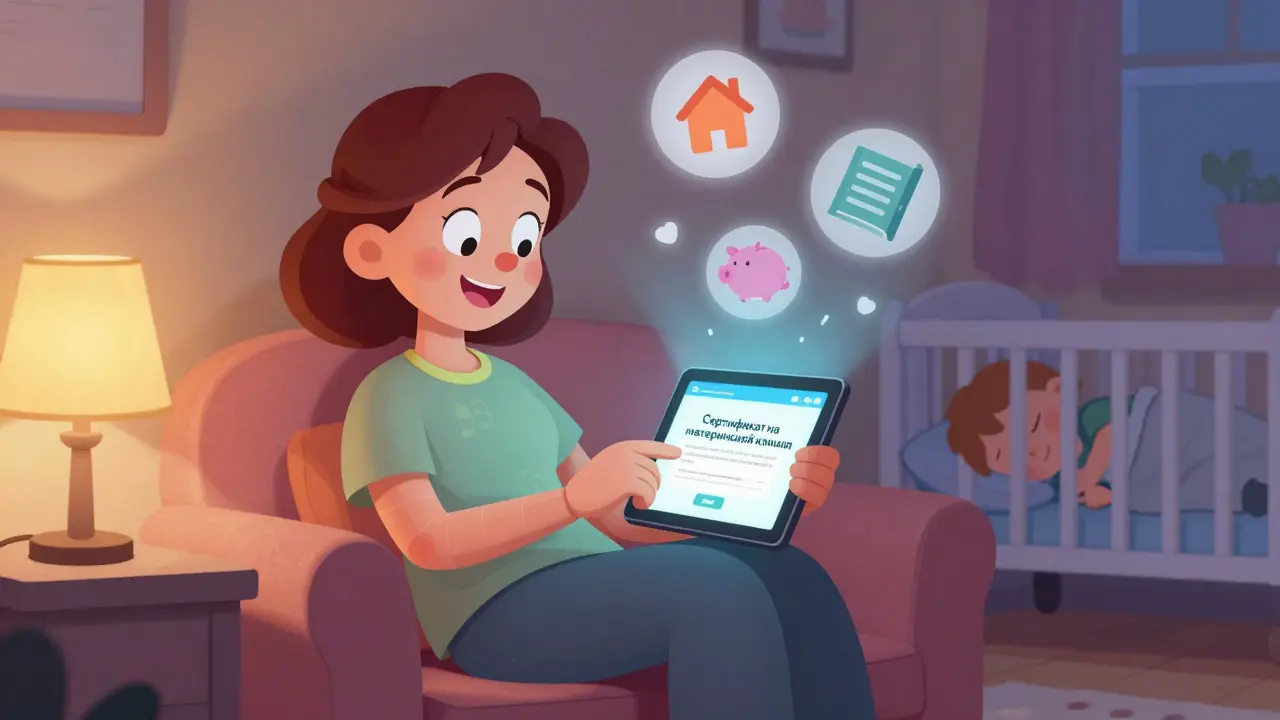 Как оформить электронное заявление на распоряжение материнским капиталом через Госуслуги