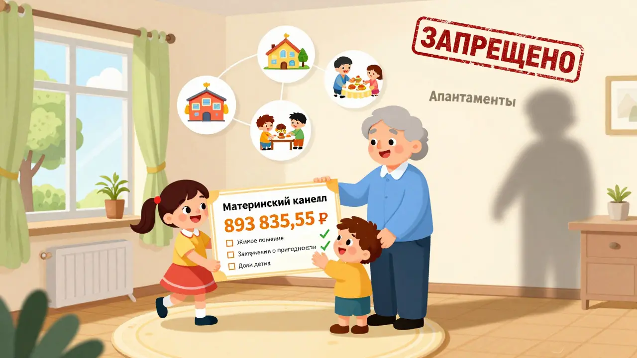 Семья счастливо заселяется в квартиру, получив маткапитал по правилам.