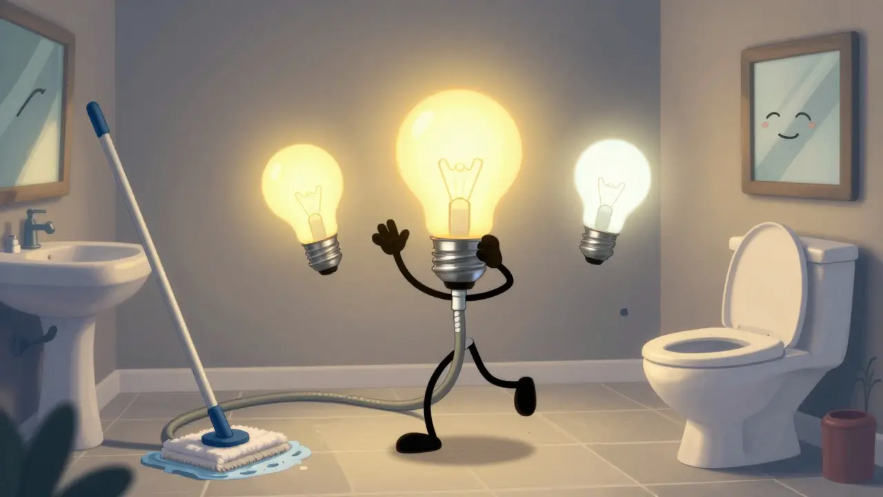 Светящиеся лампочки заменяют старые, убирая тени и создавая идеальное освещение в комнате.