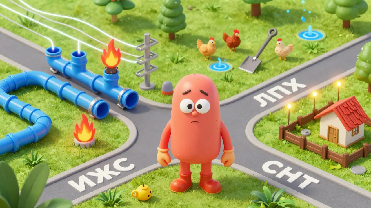 ИЖС, ЛПХ, СНТ: сравнение участков для строительства дома в 2026 году