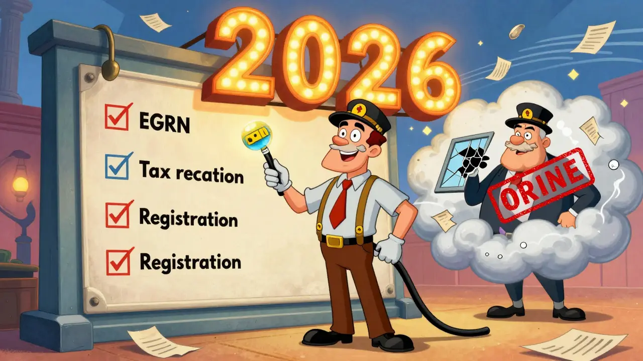 Арендодатель гордится полным чек-листом, а прошлые ошибки исчезают дымом, в стиле резиновой анимации.