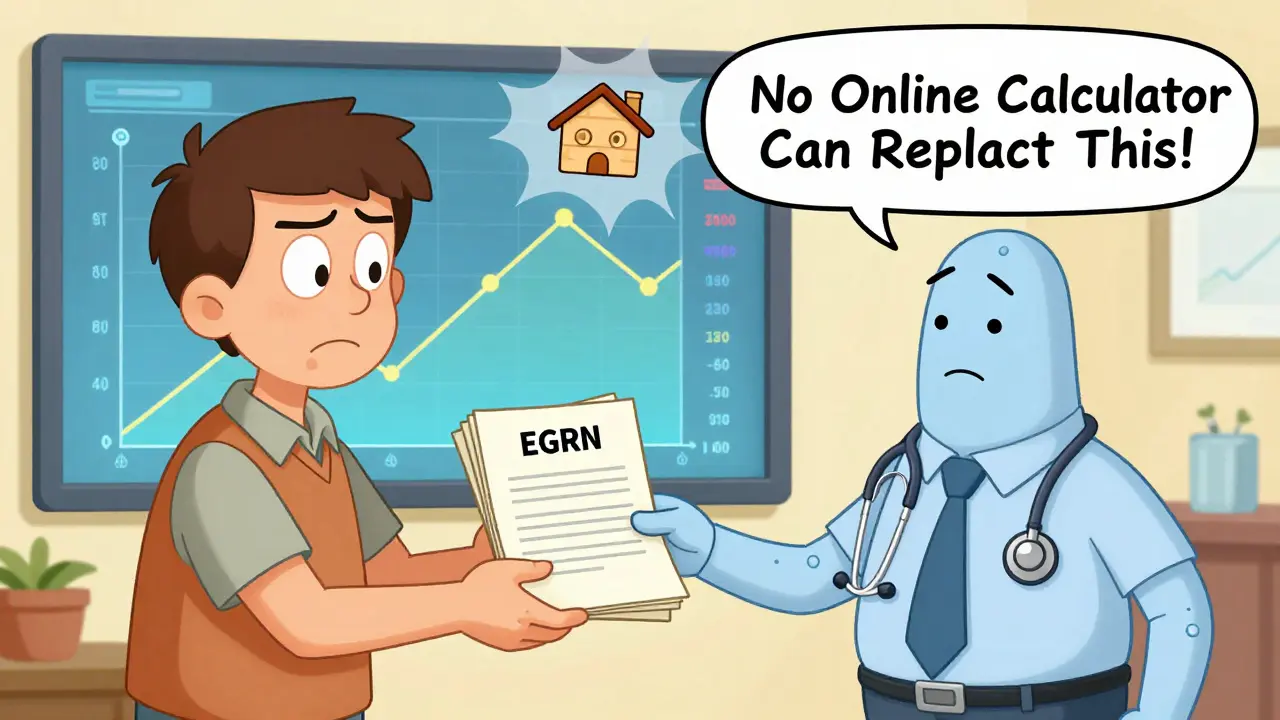 Владелец передает документы оценщику, а на экране за ними отображаются реальные данные рынка.