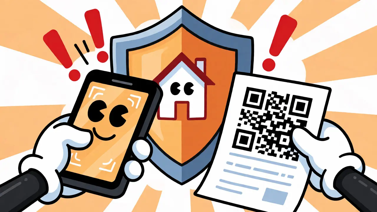 Сканирование QR-кода для защиты сделки с недвижимостью